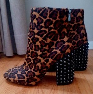 Leopard Booties- Size 6